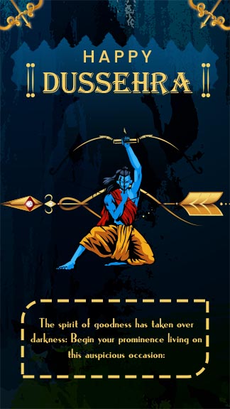 Dussehra Quote Instagram Story Template