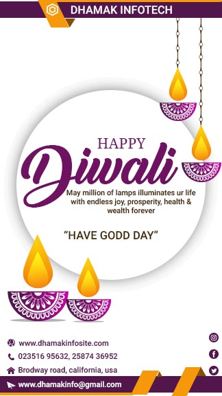 Happy Diwali Branding Story Template