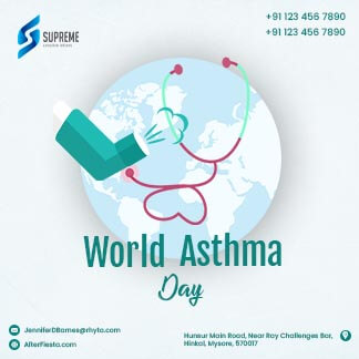World Asthma Day Daily Branding Post Free