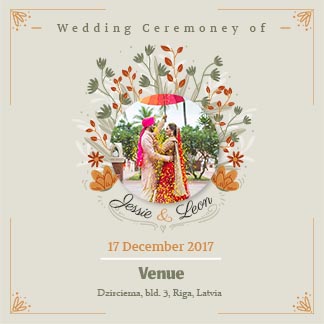 Wedding Ceremony Invitation Post