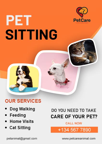 Free Pet Services Poster