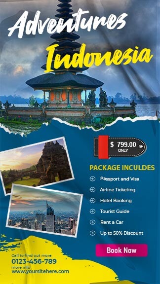 Tour Package Instagram Story Template