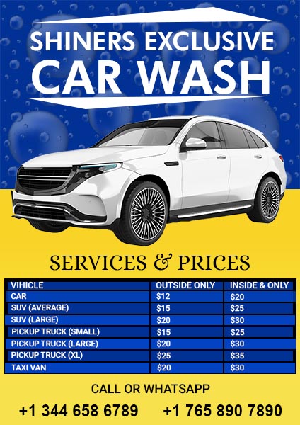 Car Wash Services Template