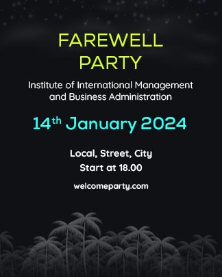 Farewell Party Invitation Template Free