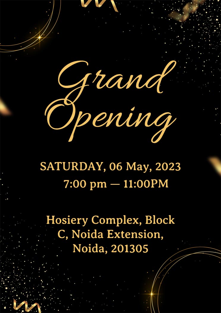 A4 Invitation Card For Grand Opening Ceremony
