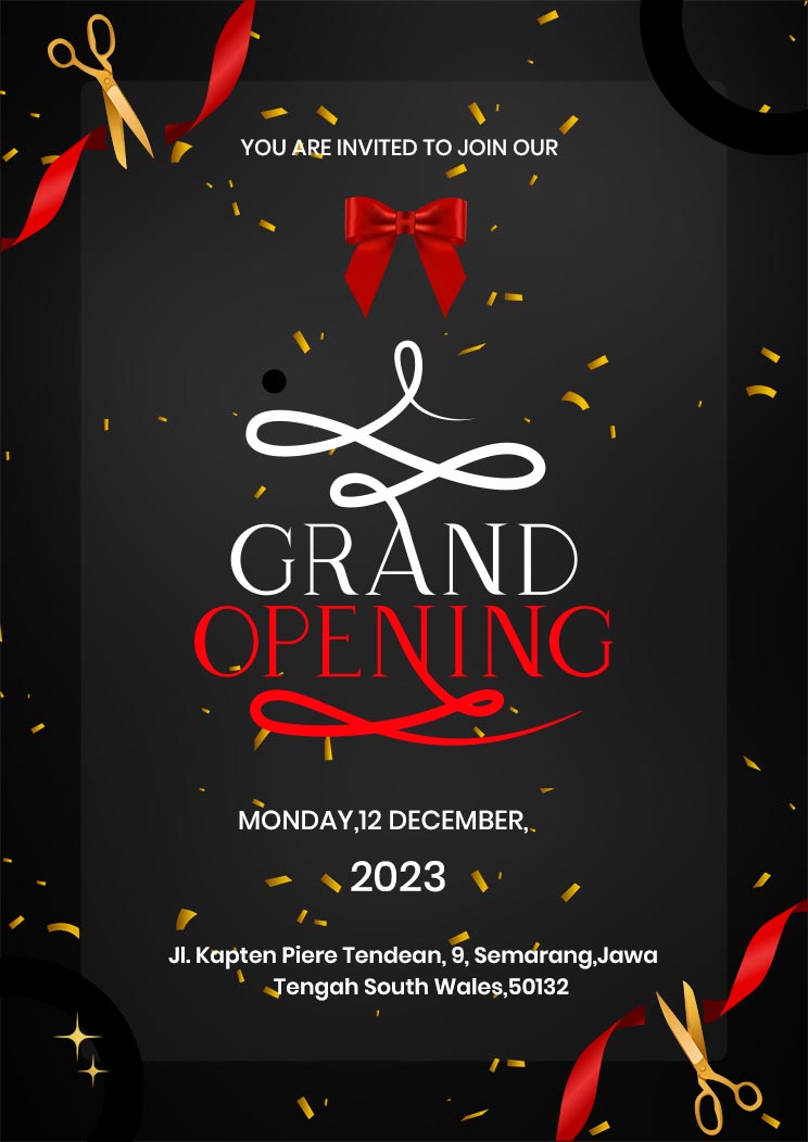 Grand Opening Invitation