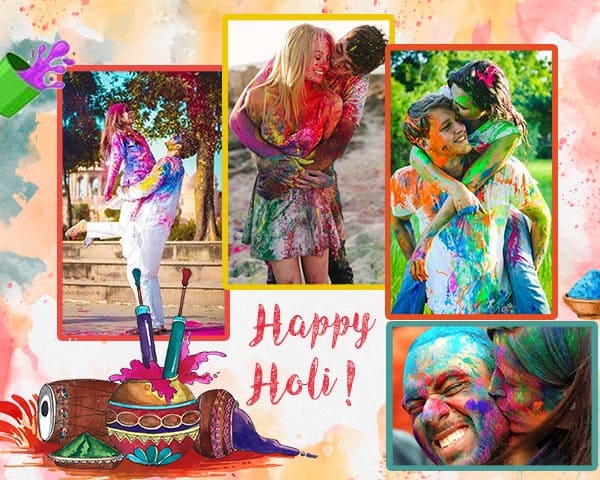 Download Happy Holi Photo Collage Story Board