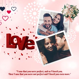 Love Photo Collage Instagram Post