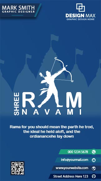 Free Ram Navami Branding Story Template