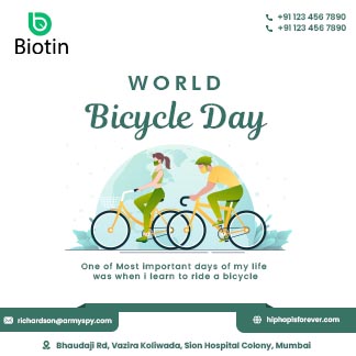 Free World Bicycle Day Daily Branding Post