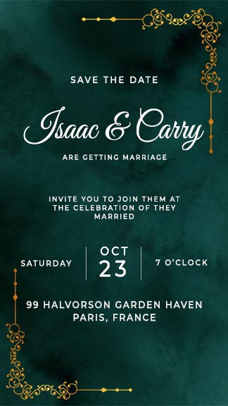 Free Save The Date Story Template