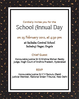 Annual Day Party Invitation Instagram Post