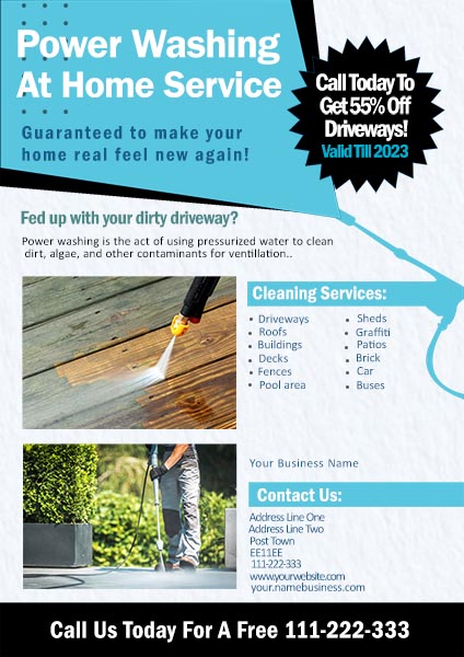 Premium Cleaning Business Flyer Template