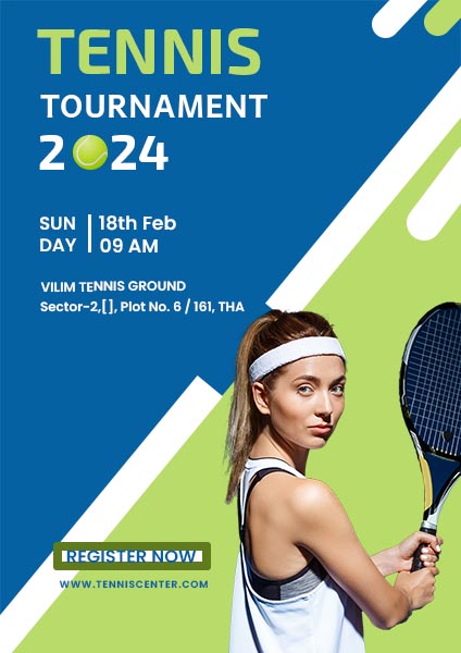 Free Tennis Tournament Flyer