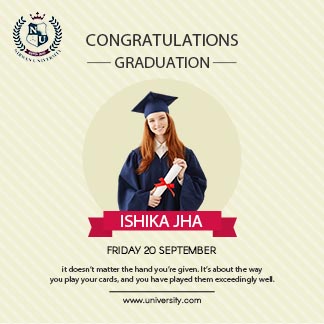 Graduation Congratulation Social Media Post