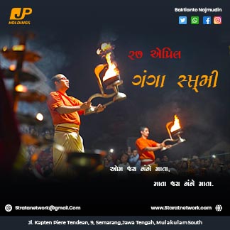 Ganga Saptami Celebration Instagram Gujarati Branding Post