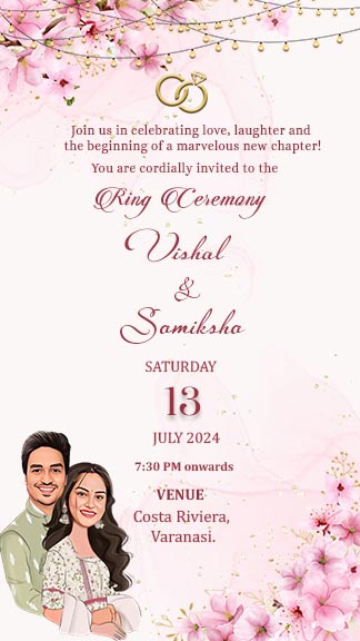 Engagement Ceremony Invitation