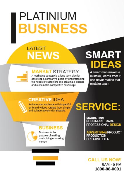 Marketing Business Magazine Flyer