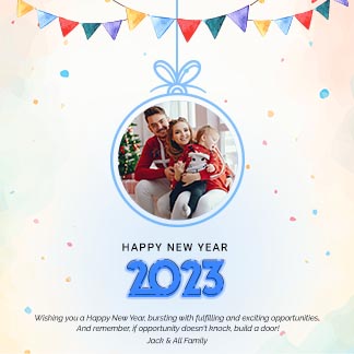 Simple Happy New Year Instagram Story Template