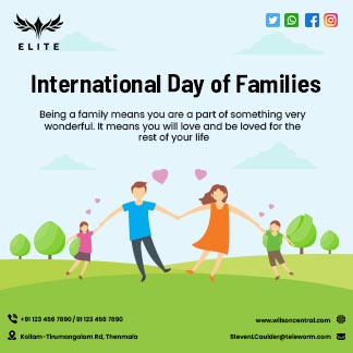 International Day of Families Daily Branding Post