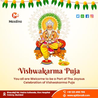 Vishwakarma Puja Branding Post