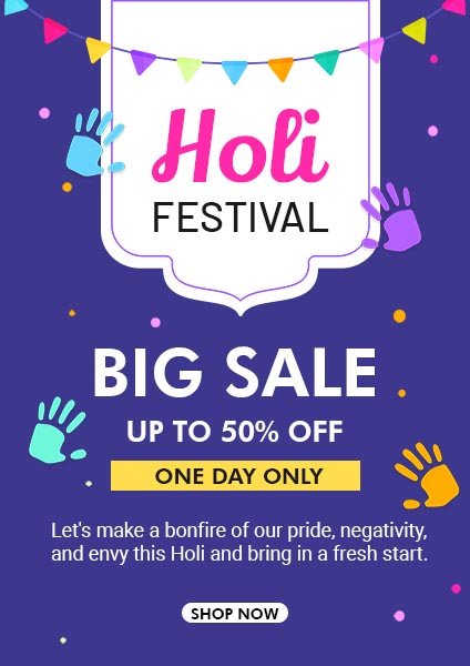 Holi Festival Big Sale Template