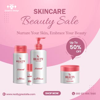 Beauty Skincare Sale Instagram Post