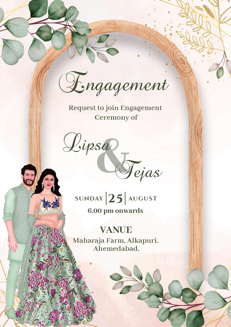 Engagement Ceremony Invitation