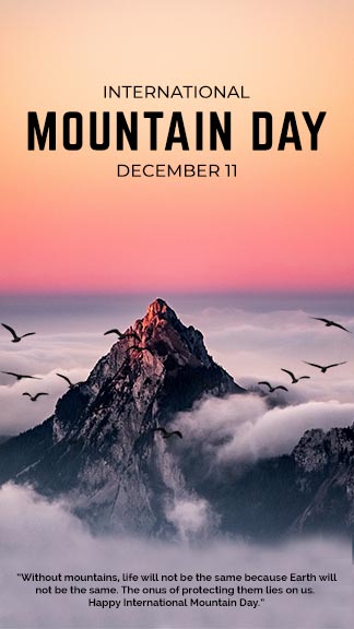 Get Mountain Day Instagram Story Template