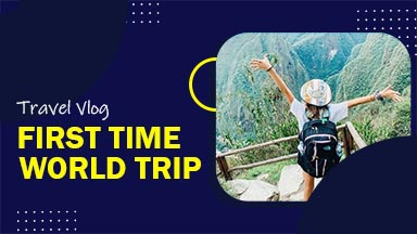 Traveling Vlog YouTube Thumbnail Template