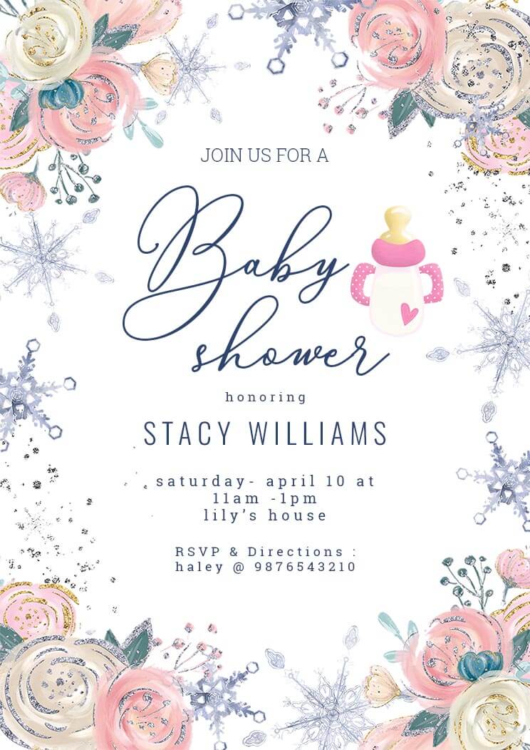 Free Baby Shower Invitation Card