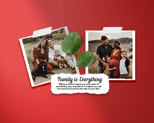 Free Family Love Story Board Template
