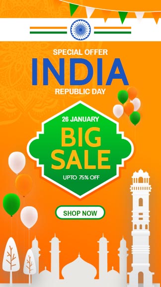 Republic Day Big Sale Instagram Story Template