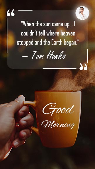 Good Morning Quotes Instagram Story Template