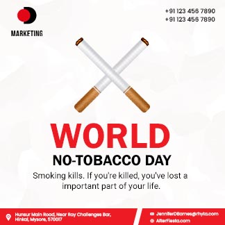 World No-Tobacco Day Branding Post