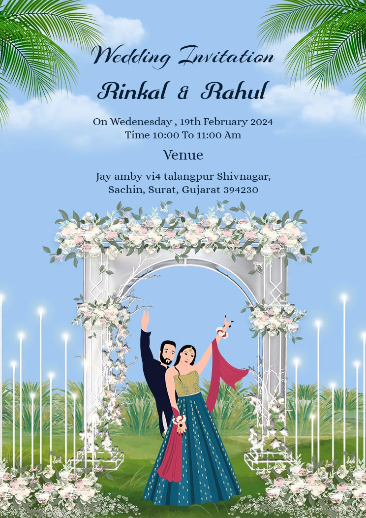 Download Traditional Wedding Invitation Template