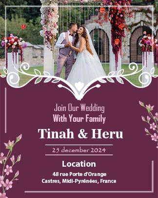 Memorable Wedding Invitation Template