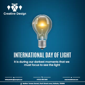 International Day of Light Daily Branding Post