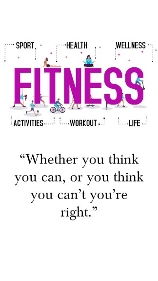 Free Fitness Quote Instagram Story Template