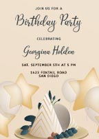 Download Birthday Party Invitation Card