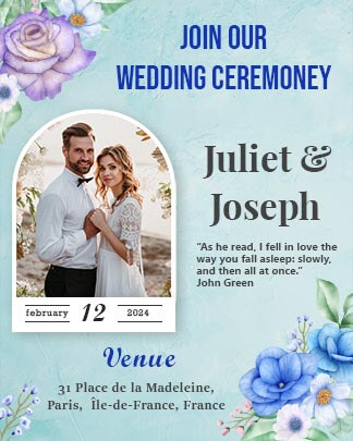 Wedding Invitation Instagram Template