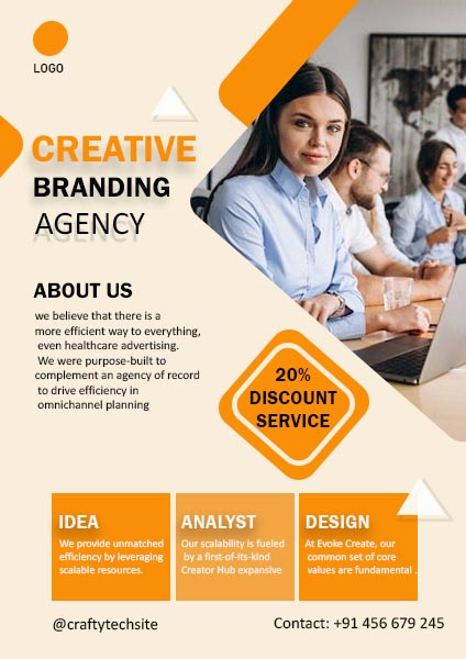 Free Branding Agency Offer Poster