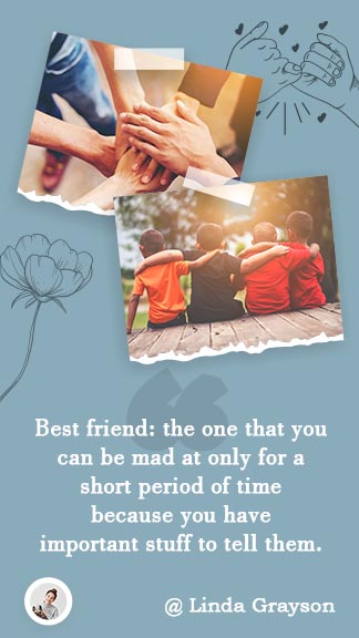 Friendship Celebrating Instagram Quote Story Template