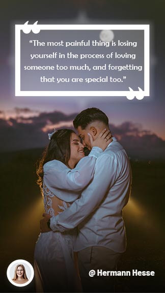 Download Relationship Instagram Quotes Story Template