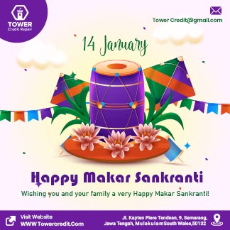 Happy Makar Sankranti Branding Post Download