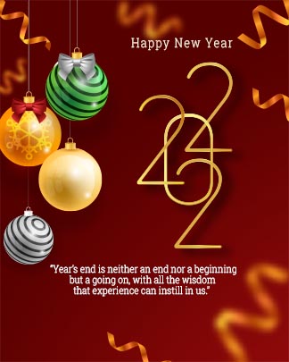 Free Happy New Year Wish Social Media Template