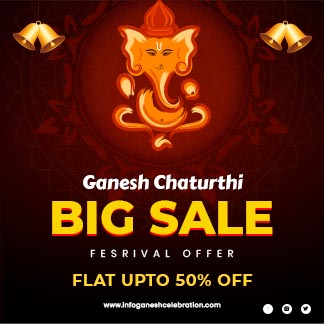 Happy Ganesh Chaturthi Big Sale Instagram post