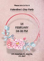 Valentine Day Party Invitation Templates