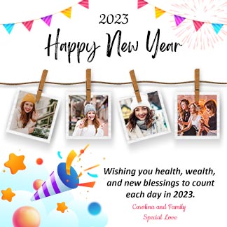 New Year Greeting Instagram Post