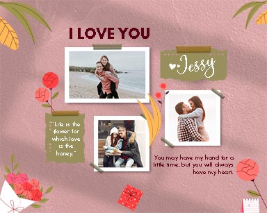 Love Photography Story Board Template